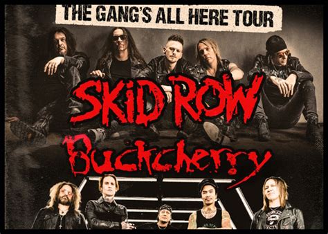 skid row and buckcherry tour